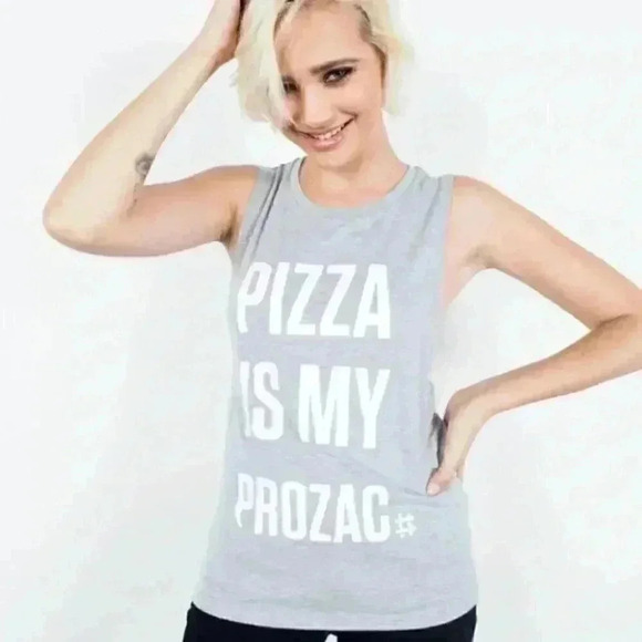 Pizza Is My Prozac GRAPHIC TEE - Picture 3 of 4